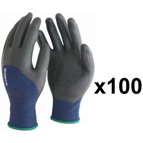 SINGER FRERES 100 Paires De Gants Polyester élastanne 3/4 Enduit Nitrile Avec Picots PER134 SINGER - Taille: 10 3 SINGER FRERES 100 Paires De Gants Polyester élastanne 3/4 Enduit Nitrile Avec Picots PER134 SINGER - Taille: 10