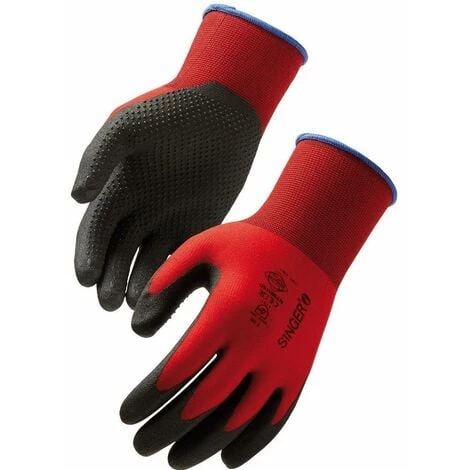 SINGER FRERES Gants Polyamide SINGER Rouge - Taille 8 - NYMR15CFTN08 3 SINGER FRERES Gants Polyamide SINGER Rouge - Taille 8 - NYMR15CFTN08