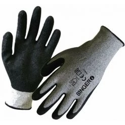 SINGER FRERES Gant Paume Enduite Latex 5 à La Coupure (en Sachet De 10 Paires) T09