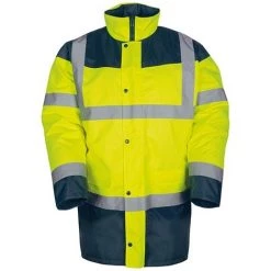 SINGER FRERES Parka Haute Visibilité PALERME Taille XL Coloris Jaune/Bleu Marine - PALERME04