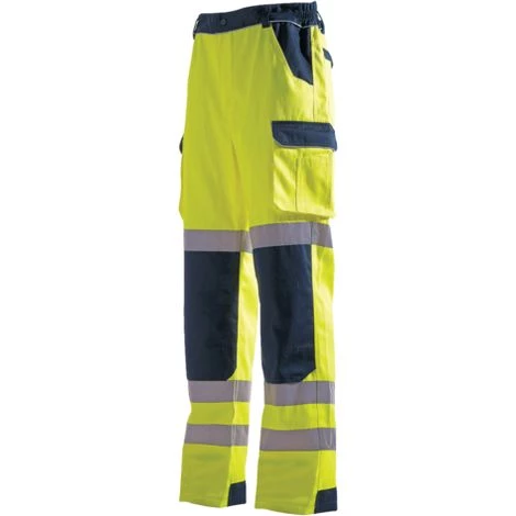 SINGER FRERES Pantalon Haute Visibilité Jaune/bleu SINGER - Coton.60/poly.40% - 280gr/m² - Taille XXL (46) - PILA05 3 SINGER FRERES Pantalon Haute Visibilité Jaune/bleu SINGER - Coton.60/poly.40% - 280gr/m² - Taille XXL (46) - PILA05