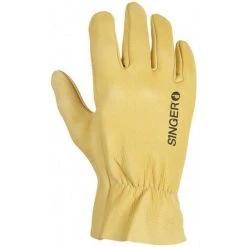 SINGER FRERES Gant Tout Fleur De Bovin Hydrofuge Serrage élastique 50GHB SINGER SAFETY - Taille: 8