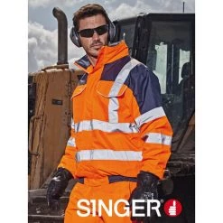 SINGER FRERES Blouson SINGER Haute Visibilité - Type Aviateur - Taille XL - BLAVIO