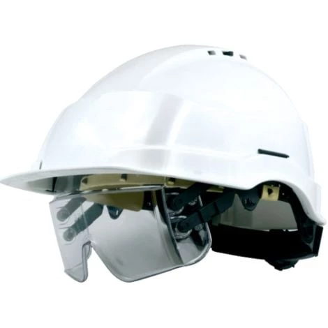 SINGER FRERES Casque Blanc à Lunette-masque Intégrée Sous La Visière SINGER - CASIRISBL2 3 SINGER FRERES Casque Blanc à Lunette-masque Intégrée Sous La Visière SINGER - CASIRISBL2