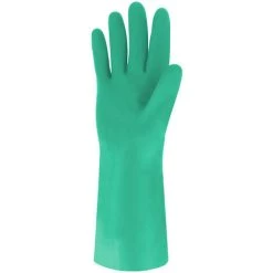 SINGER FRERES Gants Nitrile Vert Floqué 30 Cm SINGER T.10 - NIT153810