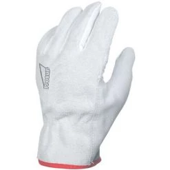 SINGER FRERES SINGER - Paire De Gants Paume Fleur De Bovin - Dos Croûte - Coloris Naturel - Taille 9 - 50FC