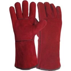 SINGER FRERES SINGER - Paire De Gants Tout Croûte De Bovin - Entièrement Doublé Coton - 35 Cm - Taille 10 - 51SIREP15 -SINGER FRERES Soldes 520602 4