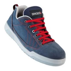 SINGER FRERES Chaussure Basse BARY Bleu Nubuck S3 SINGER T.46 - BARY46 -SINGER FRERES Soldes 54943525 3