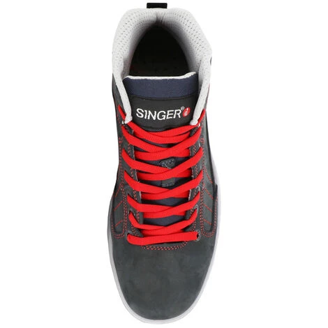 SINGER FRERES Chaussure Haute BARYO Nubuck S3 SINGER T.47 - BARYO47 - Gris 4 SINGER FRERES Chaussure Haute BARYO Nubuck S3 SINGER T.47 - BARYO47 - Gris – Image 2