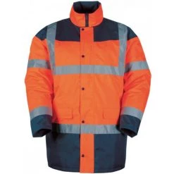 SINGER FRERES Parka Haute Visibilité Orange/Bleu SINGER - T.S - PALOMA01