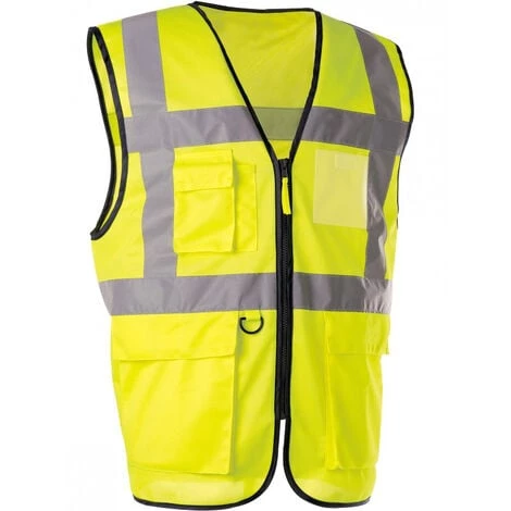 SINGER FRERES Gilet Haute Visibilité Jaune Multi-poches SINGER - T.S - GARA01 3 SINGER FRERES Gilet Haute Visibilité Jaune Multi-poches SINGER - T.S - GARA01