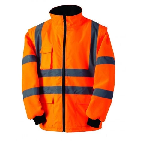 SINGER FRERES Parka Haute Visibilité Orange 4 En 1 SINGER - T.XXXXL - PIAMO07 3 SINGER FRERES Parka Haute Visibilité Orange 4 En 1 SINGER - T.XXXXL - PIAMO07