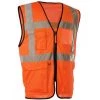 SINGER FRERES Gilet Haute Visibilité Orange Multi-poches SINGER - T.XXL - GARO05 -SINGER FRERES Soldes 60930429 1