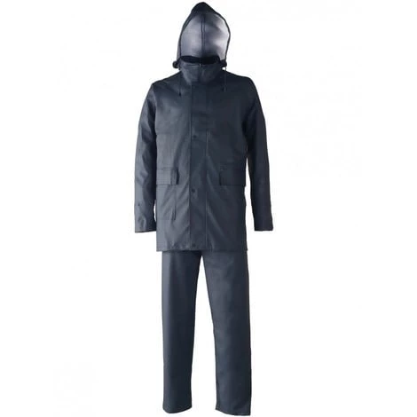 SINGER FRERES Ensemble De Pluie PU/PVC Bleu Marine SINGER - Taille L - VPLRAINY03 3 SINGER FRERES Ensemble De Pluie PU/PVC Bleu Marine SINGER - Taille L - VPLRAINY03