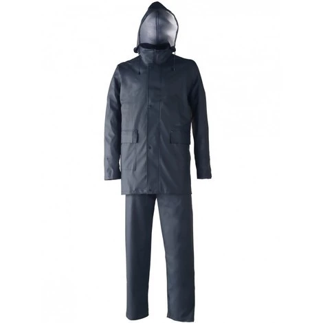 SINGER FRERES Ensemble De Pluie PU/PVC Bleu Marine SINGER - Taille XXL - VPLRAINY05 4 SINGER FRERES Ensemble De Pluie PU/PVC Bleu Marine SINGER - Taille XXL - VPLRAINY05 – Image 2