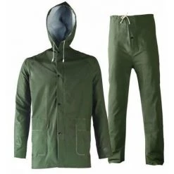 SINGER FRERES Ensemble De Pluie Pvc - Polyester - Pvc Vert Taille Xxxl
