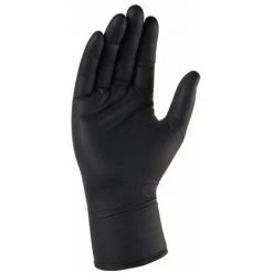 SINGER FRERES Gant Fin Nitrile Noir -boîte Distributrice De 100 Gants- T07