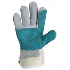 SINGER FRERES 10 Gant Croute De Bovin Avec Renfort Cuir Croute Sur Paume Et Index - Sur Cavalier