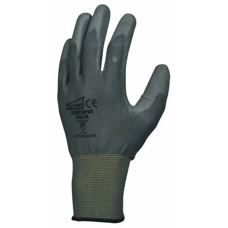 SINGER FRERES 10 Gant Paume Enduite Pu Gris -1paire Sur Cavalier- T08 3 SINGER FRERES 10 Gant Paume Enduite Pu Gris -1paire Sur Cavalier- T08