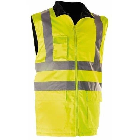 SINGER FRERES Gilet Matelasse Hivi Doublure Polaire Jaune Fluo Taille 4ou Xl 3 SINGER FRERES Gilet Matelasse Hivi Doublure Polaire Jaune Fluo Taille 4ou Xl