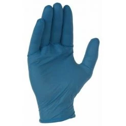 SINGER FRERES Gant Nitrile Bleu Usage Unique Aql 1.5 - Taille 6-7boite De 100 Gants