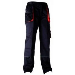 SINGER FRERES Pantalon Gris Orange T6 Poly-coton