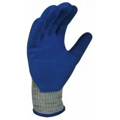 SINGER FRERES Gant Support Tricote Fibre Kevlar Enduction Latex Bleu Taille 10