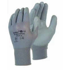 SINGER FRERES Gant Nylon Enduit Gris SINGER - Manutention Légère En Milieu Sec - Taille 10 - NYM213PUG10