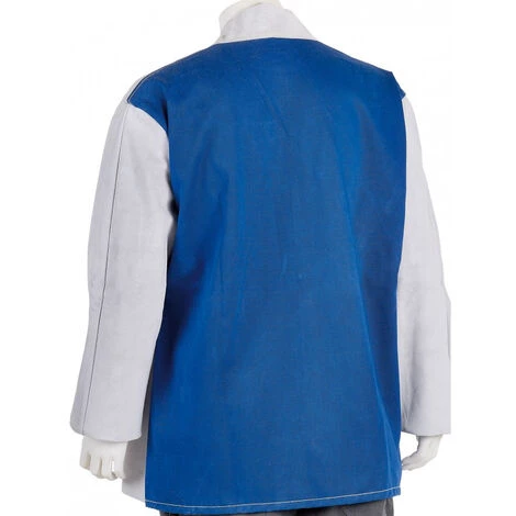 SINGER FRERES Veste SINGER Dos Proban Pour Soudeur - Cuir Croute - Taille M - SOUDAVEPM 4 SINGER FRERES Veste SINGER Dos Proban Pour Soudeur - Cuir Croute - Taille M - SOUDAVEPM – Image 2