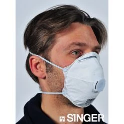 SINGER FRERES Demi-masque Classique Avec Valve SINGER FFP2 NR D - Boîte De 10 Pièces - AUUM20VSL -SINGER FRERES Soldes 7452477 3